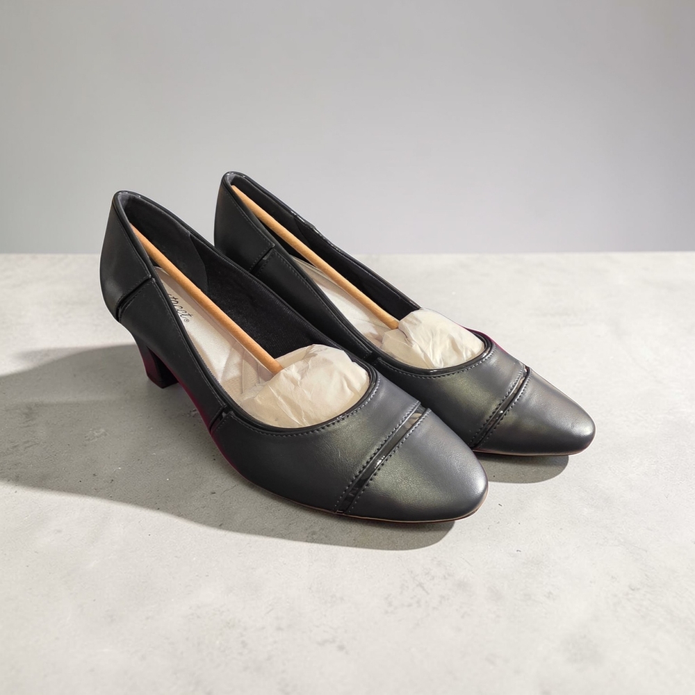 Easy Street Black Heels for Women